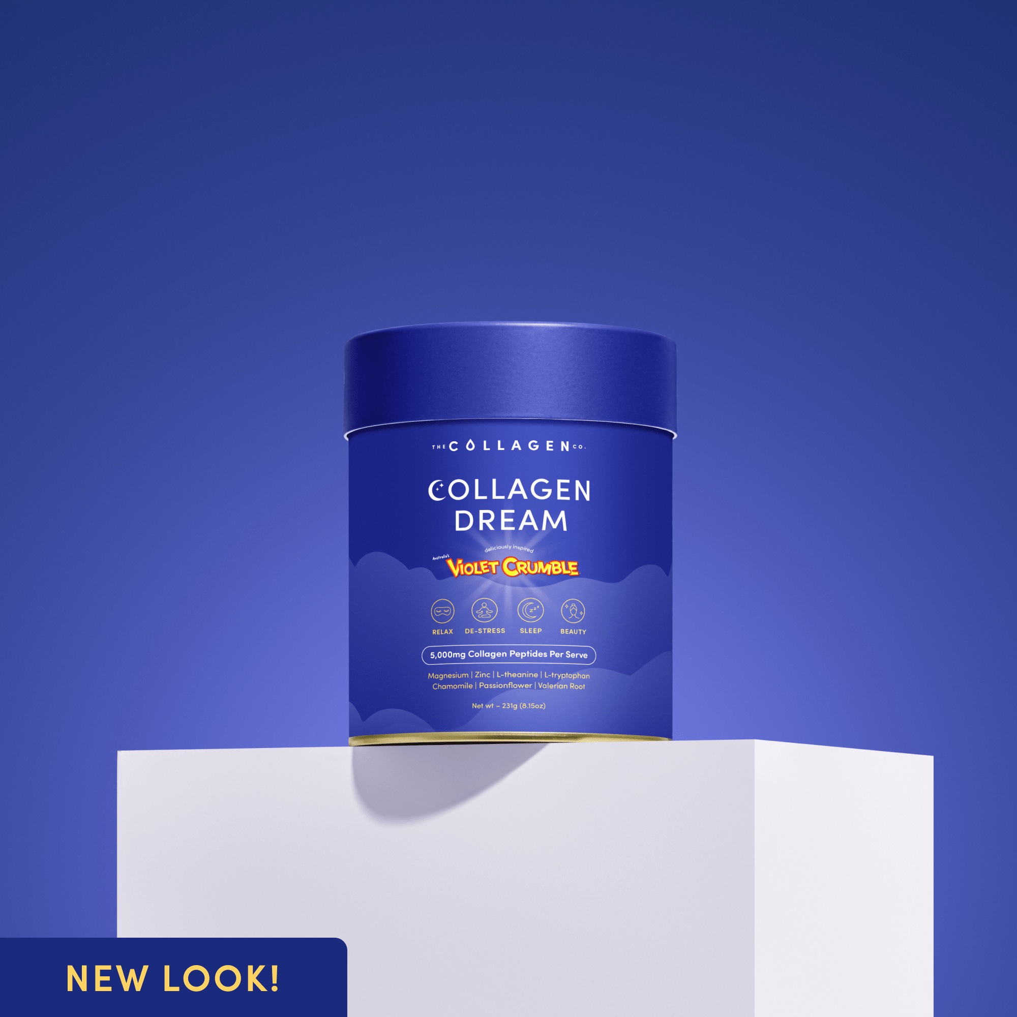 Violet Crumble Collagen Dream Advanced Sleep Formula Hot Chocolate - 231g - The Collagen Co.