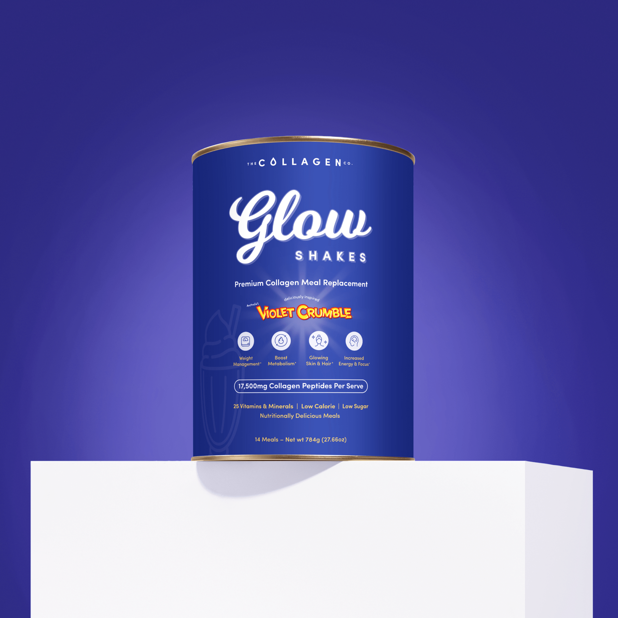 Violet Crumble Collagen Meal Replacement - 784g - The Collagen Co.