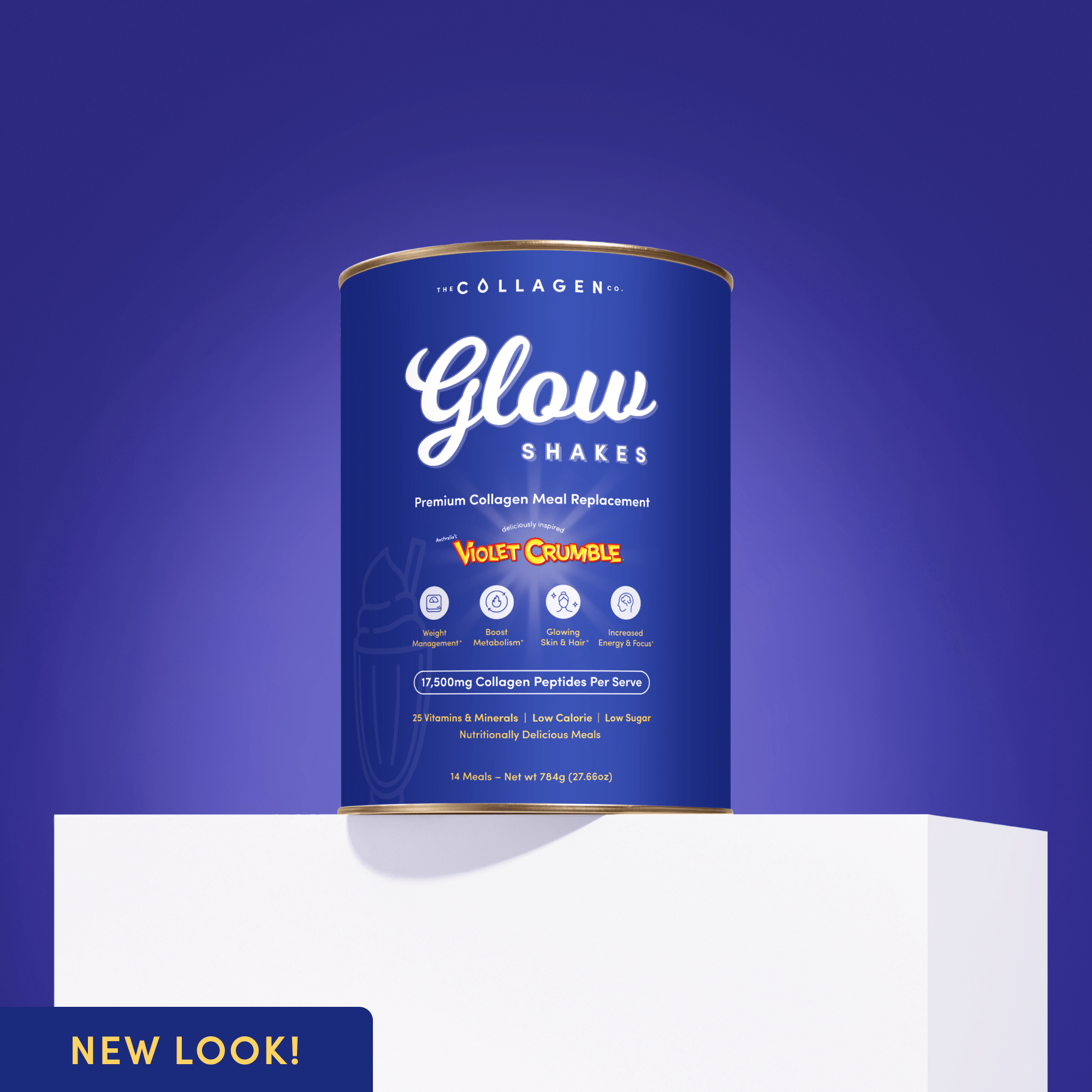 Violet Crumble Collagen Meal Replacement - 784g - The Collagen Co.