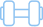 Illustration of a blue dumbbell icon, representing fitness and health. Ideal for supplement-related content or workout themes.
