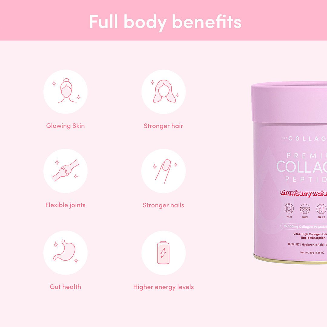 Strawberry Watermelon Collagen Powder - 280g - The Collagen Co.